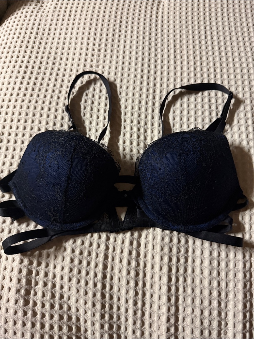 Black Lace Push-Up Bra - Women Intimates & Sleepwear